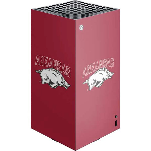 University of Arkansas-Fayetteville Razorbacks Logo XBox Series X Digital Edition Console Skin